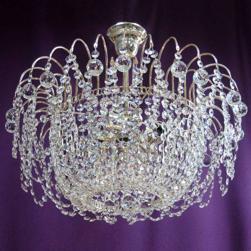 Люстра Акация подвесная шар 30 мм в Сочи Гусь Хрустальный