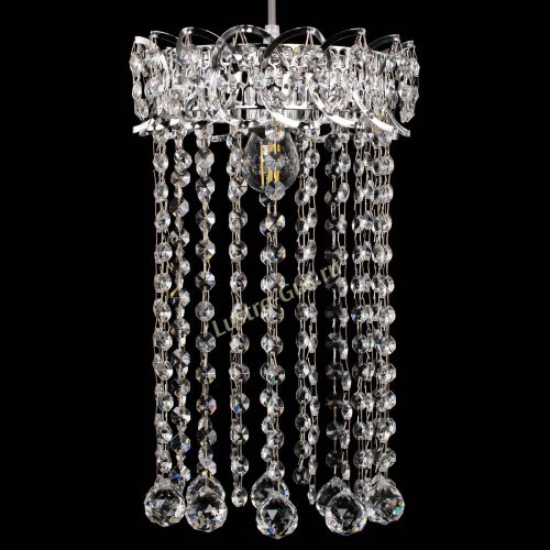 Барная люстра Астра №1 шар 30 длинная в Сочи Гусь Хрустальный