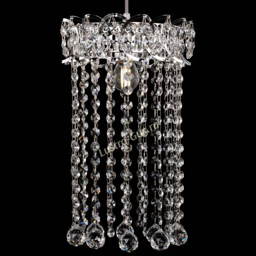 Барная люстра Астра №1 шар 30 длинная в Сочи Гусь Хрустальный