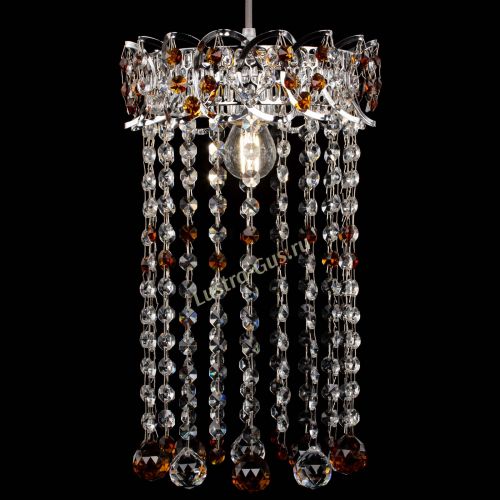 Барная люстра Астра №1 шар 30 длинная Чайная в Сочи Гусь Хрустальный