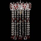 Барная люстра Астра №1 шар 30 длинная Красная в Сочи Барная люстра Астра №1 шар 30 длинная Красная в Сочи