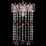 Барная люстра Астра №1 шар 30 длинная Красная в Сочи Барная люстра Астра №1 шар 30 длинная Красная в Сочи