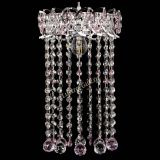 Барная люстра Астра №1 шар 30 длинная Розовая в Сочи