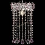 Барная люстра Астра №1 шар 30 длинная Розовая в Сочи