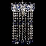 Барная люстра Астра №1 шар 30 длинная Синяя в Сочи Барная люстра Астра №1 шар 30 длинная Синяя в Сочи