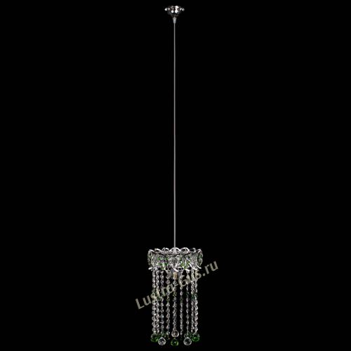 Барная люстра Астра №1 шар 30 длинная Зеленая в Сочи Барная люстра Астра №1 шар 30 длинная Зеленая в Сочи