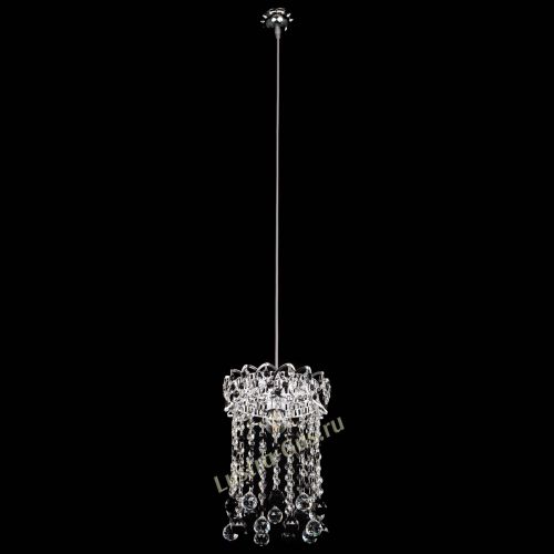 Барная люстра Астра №1 шар 30 черная в Сочи Гусь Хрустальный