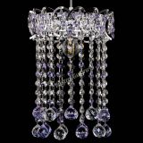 Барная люстра Астра №1 шар 30 фиолетовая в Сочи