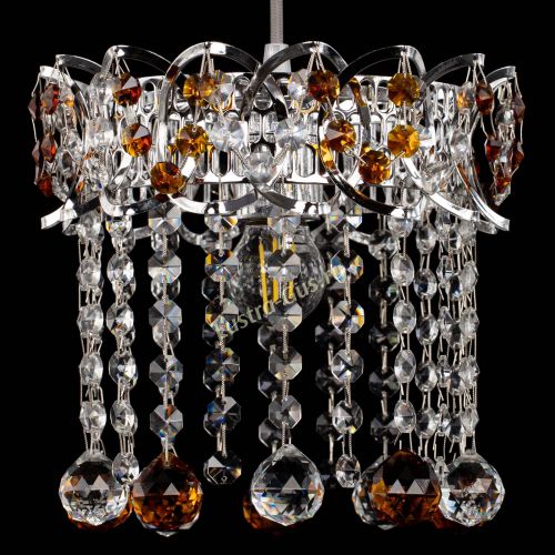 Барная люстра Астра №1 шар чайная в Сочи Гусь Хрустальный