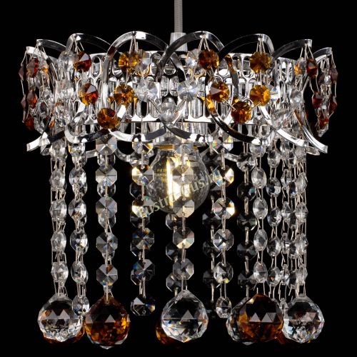 Барная люстра Астра №1 шар чайная в Сочи Гусь Хрустальный