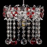 Барная люстра Астра №1 шар красная в Сочи