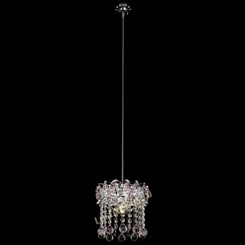 Барная люстра Астра №1 шар розовый в Сочи Гусь Хрустальный