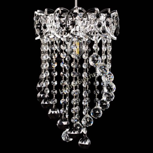 Барная люстра Астра №1 Сигма черная в Сочи Гусь Хрустальный