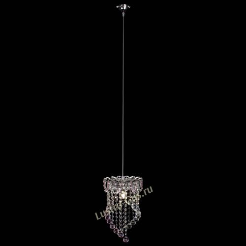 Барная люстра Астра №1 Сигма розовая в Сочи Гусь Хрустальный