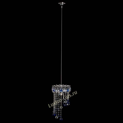 Барная люстра Астра №1 винтаж Синяя в Сочи Гусь Хрустальный