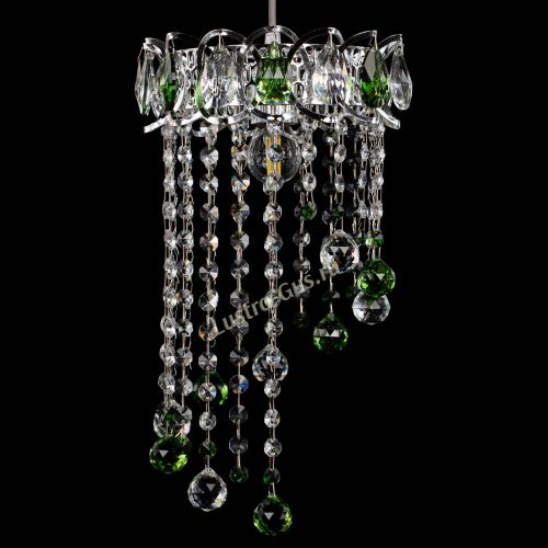 Барная люстра Астра №1 винтаж Зеленая в Сочи Гусь Хрустальный