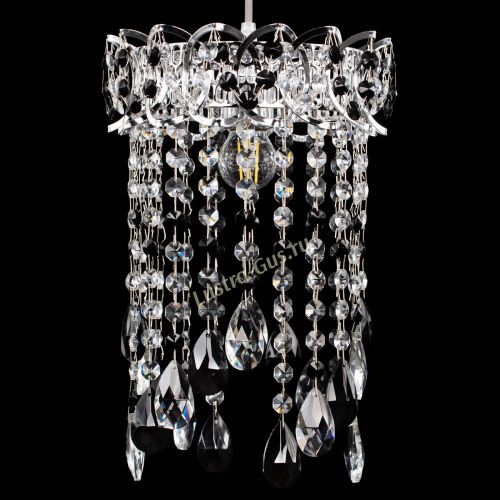 Барная люстра Астра №1 журавлик Черная в Сочи Гусь Хрустальный