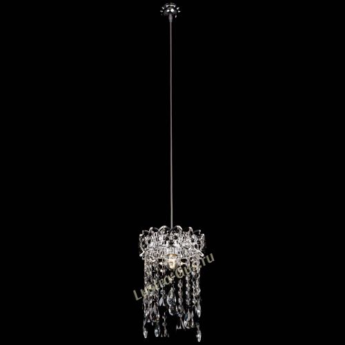 Барная люстра Астра №1 журавлик Черная в Сочи Гусь Хрустальный