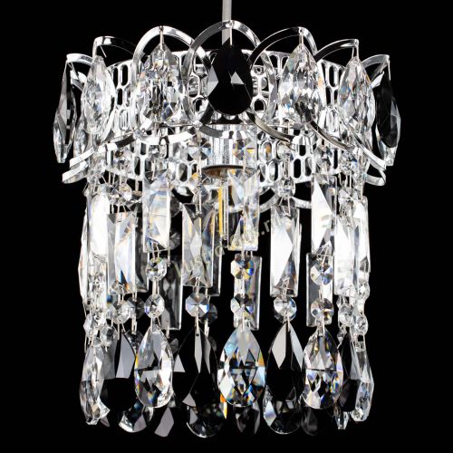 Барная люстра Астра №1 черная в Сочи Гусь Хрустальный