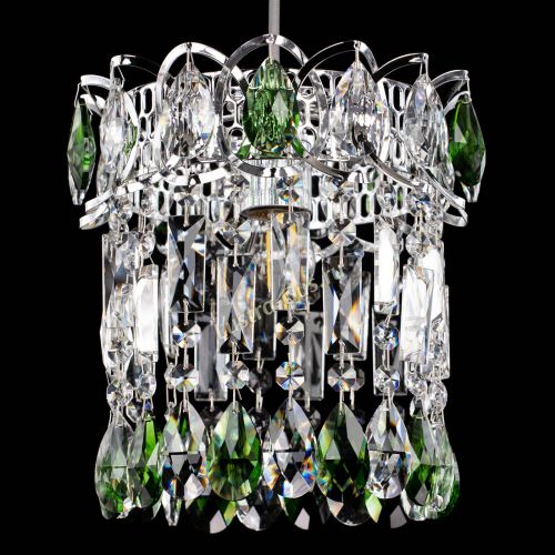 Барная люстра Астра №1 зеленая в Сочи Гусь Хрустальный