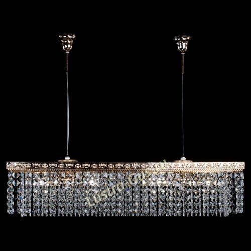 Барная люстра Прямоугольник №4 Антик в Сочи Гусь Хрустальный