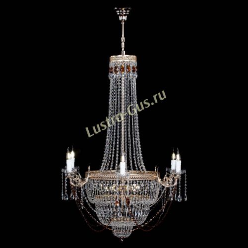 Люстра Елизавета Венеция чайная в Сочи Гусь Хрустальный