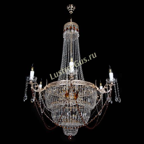 Люстра Елизавета Венеция чайная в Сочи Гусь Хрустальный
