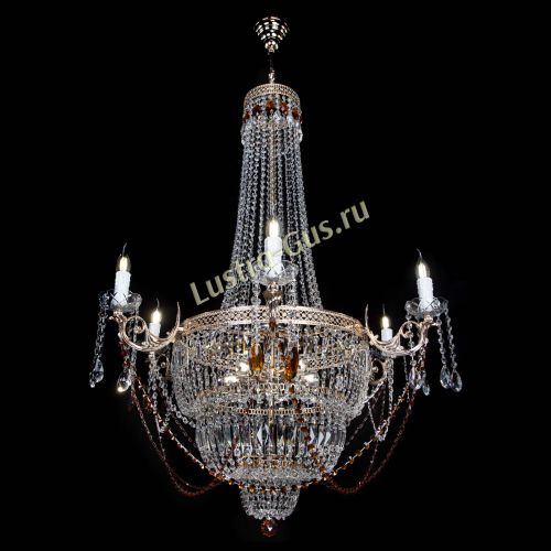 Люстра Елизавета Венеция чайная в Сочи Гусь Хрустальный