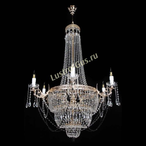 Люстра Елизавета Венеция черная в Сочи Гусь Хрустальный