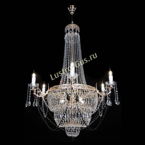 Люстра Елизавета Венеция черная в Сочи Гусь Хрустальный