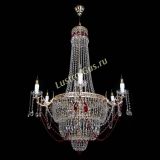 Люстра Елизавета Венеция красная в Сочи