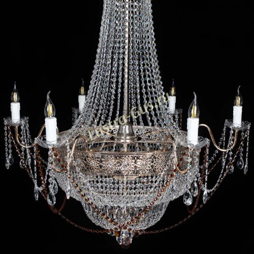 Люстра Елизавета Восток чайная в Сочи Гусь Хрустальный