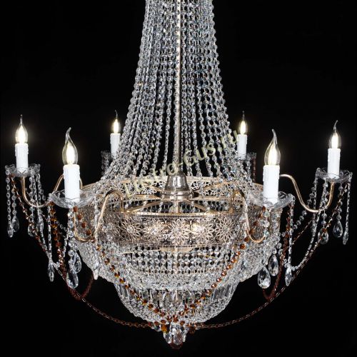 Люстра Елизавета Восток чайная в Сочи Гусь Хрустальный