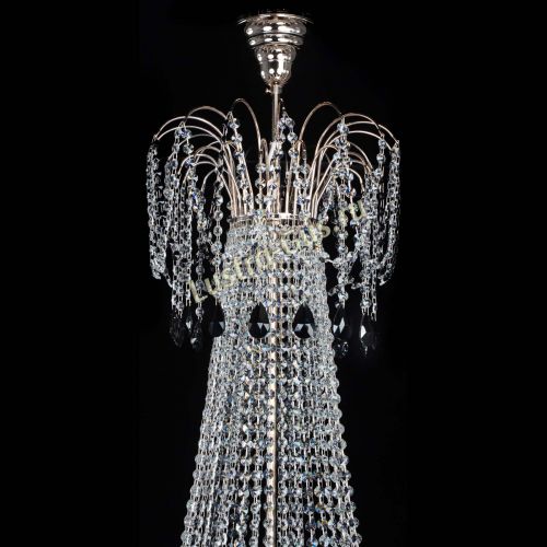 Люстра Елизавета Восток черная в Сочи Гусь Хрустальный