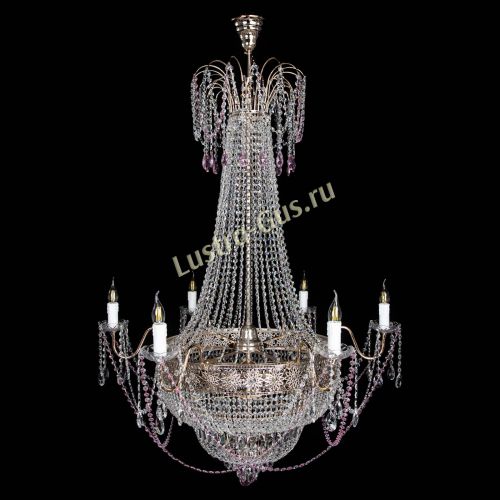 Люстра Елизавета Восток розовая в Сочи Гусь Хрустальный