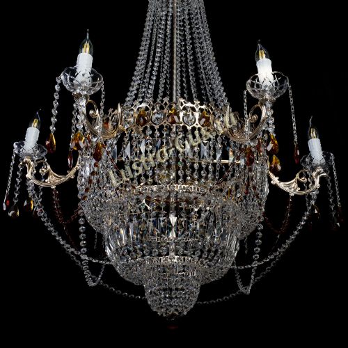 Люстра Елизавета чайная в Сочи Гусь Хрустальный