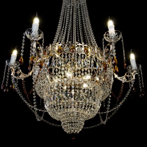 Люстра Елизавета чайная в Сочи Гусь Хрустальный