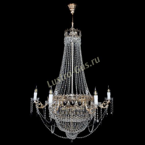 Люстра Елизавета черная в Сочи Гусь Хрустальный