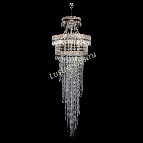 Люстра Флоренция Водопад №8 черная в Сочи Гусь Хрустальный