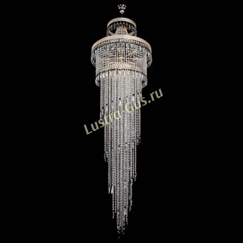 Люстра Флоренция Водопад №8 черная в Сочи Гусь Хрустальный