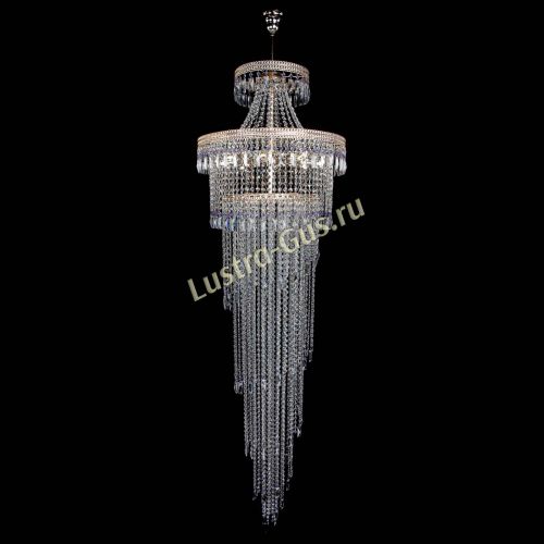 Люстра Флоренция Водопад №8 фиолетовая в Сочи Гусь Хрустальный
