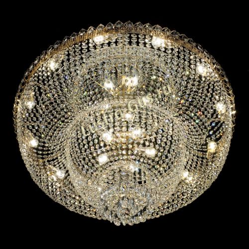 Люстра Хрустальный Каскад Дворцовый в Сочи Гусь Хрустальный