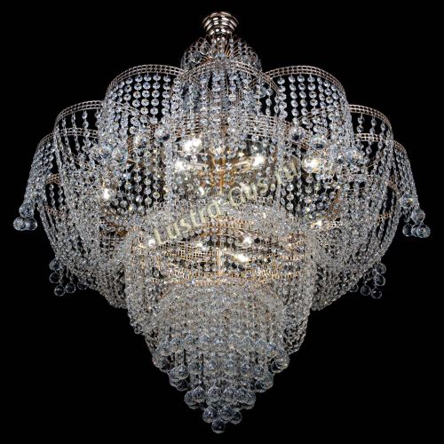 Люстра Камелия подвесная №11 в Сочи Гусь Хрустальный