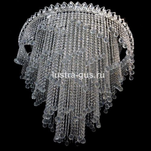 Люстра Капель с нарядом Косинус в Сочи Гусь Хрустальный