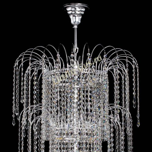 Люстра Каскад Винтовой в Сочи Гусь Хрустальный
