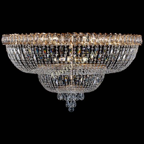 Люстра Хрустальный Каскад №17 с пластинками в Сочи Гусь Хрустальный