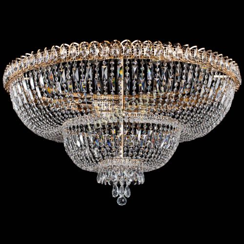 Люстра Хрустальный Каскад №17 с пластинками в Сочи Гусь Хрустальный