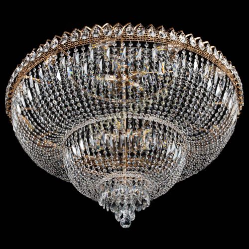 Люстра Хрустальный Каскад №17 с пластинками в Сочи Гусь Хрустальный