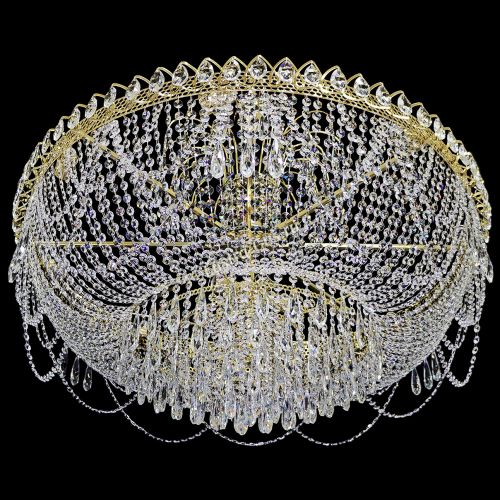 Люстра Хрустальный Каскад №12 Королевский в Сочи Гусь Хрустальный