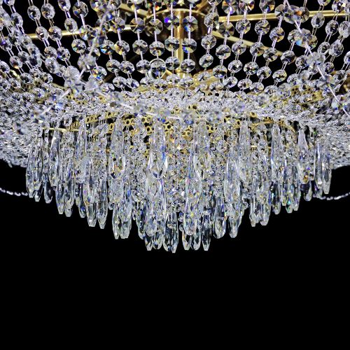 Люстра Хрустальный Каскад №12 Королевский в Сочи Гусь Хрустальный